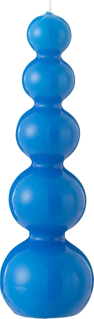 Bougie bleue J-Line 25 heures de combustion - Design calebasse chic
