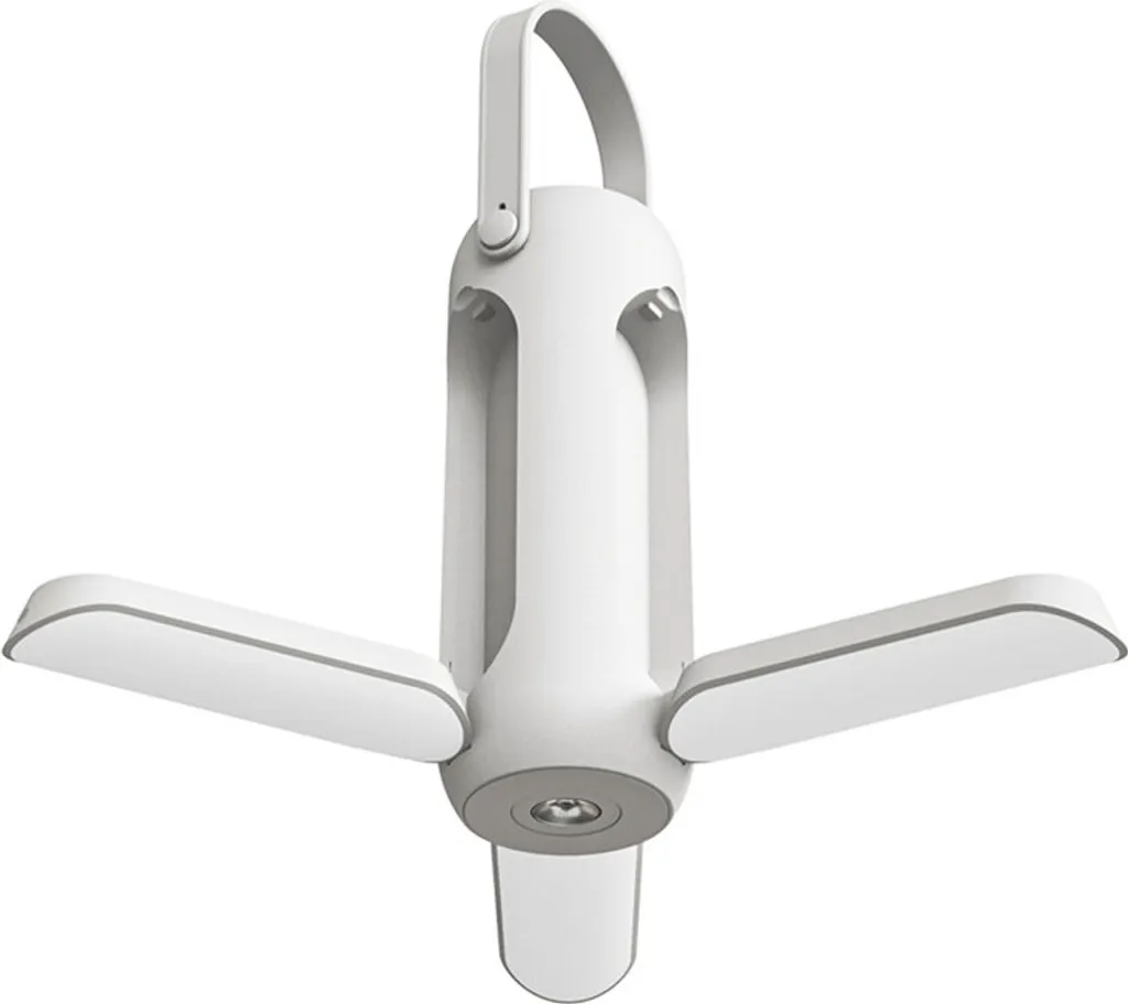 Lampe de camping anti-panne de courant blanche suspendue et étanche