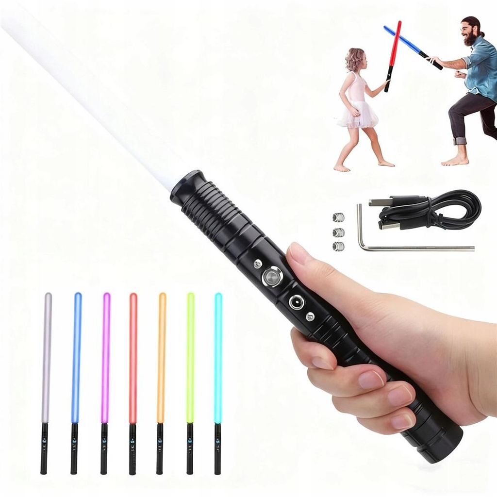 77cm Enfants Jouets Épées 11 couleurs RGB Lame variable Image du produit 