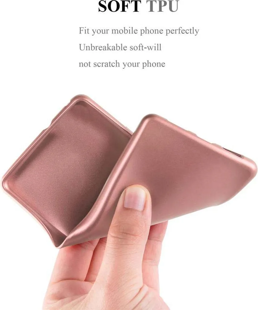 Cadorabo Cover Portafoglio Per Nokia 8 Sirocco – Classy Oro Rosa, Con Vani Carte, Chiusura Magnetica E Funzione Stand