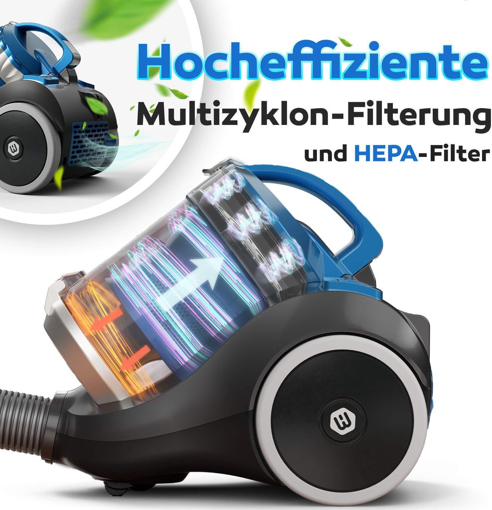 Balter Vento A3 Staubsauger beutellos, 850W hohe Produktbild 6