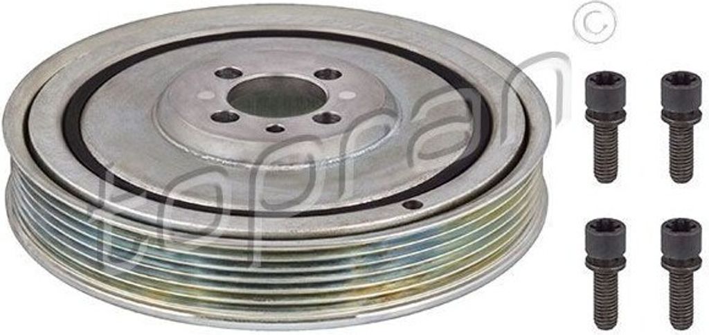 TOPRAN 207 343 Riemenscheibe Kurbelwelle für OPEL ZAFIRA B (A05)