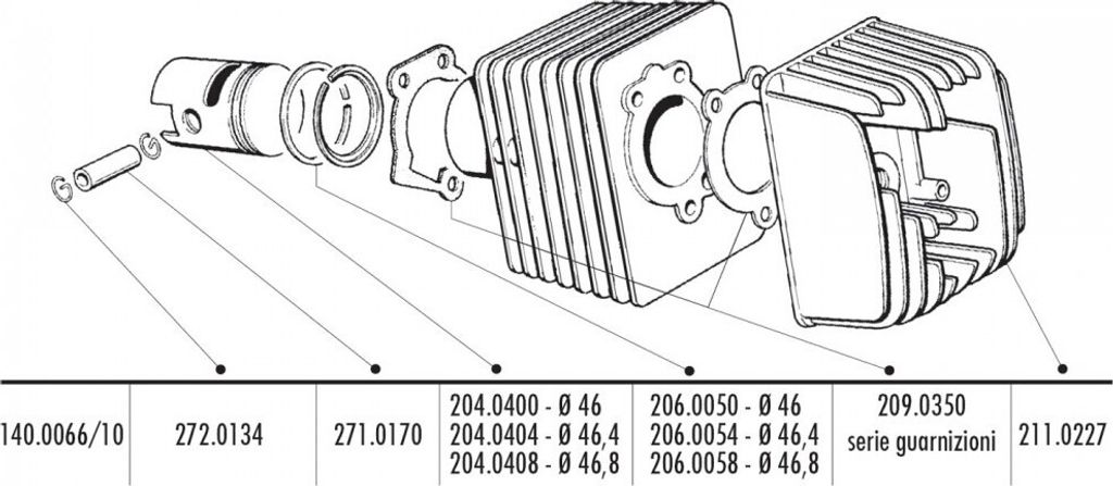 Kolbenbolzen Sicherungsclip Polini 10mm für Piaggio, Vespa Ciao