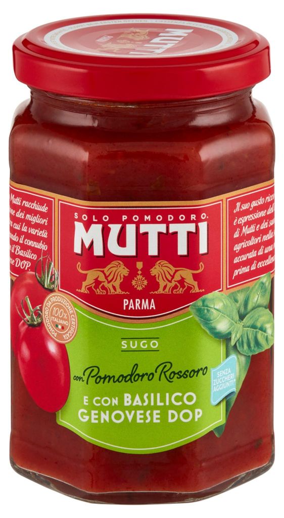 Sauce tomate à la basilic, Sugo Semplice, 280 g - Mutti Image du produit 