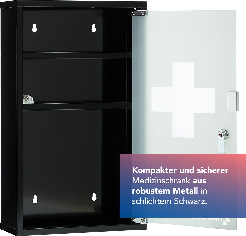 Badezimmer-Wandschrank Mit Scheunentüren – über WC, Verstellbares Regal, Schwarz