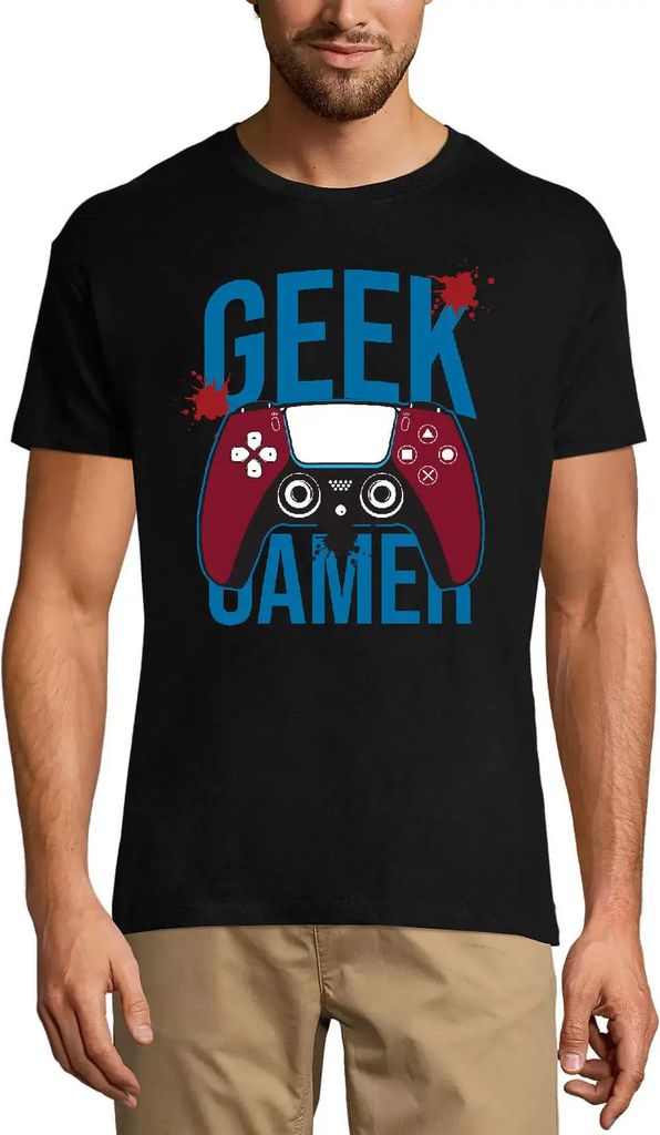 Herren Grafik T-Shirt Gamer - Spieler von Videospielen – Gamer - Video Games Player – Öko-Verantwortlich Vintage Jahrgang Kurzarm Lustige Druck