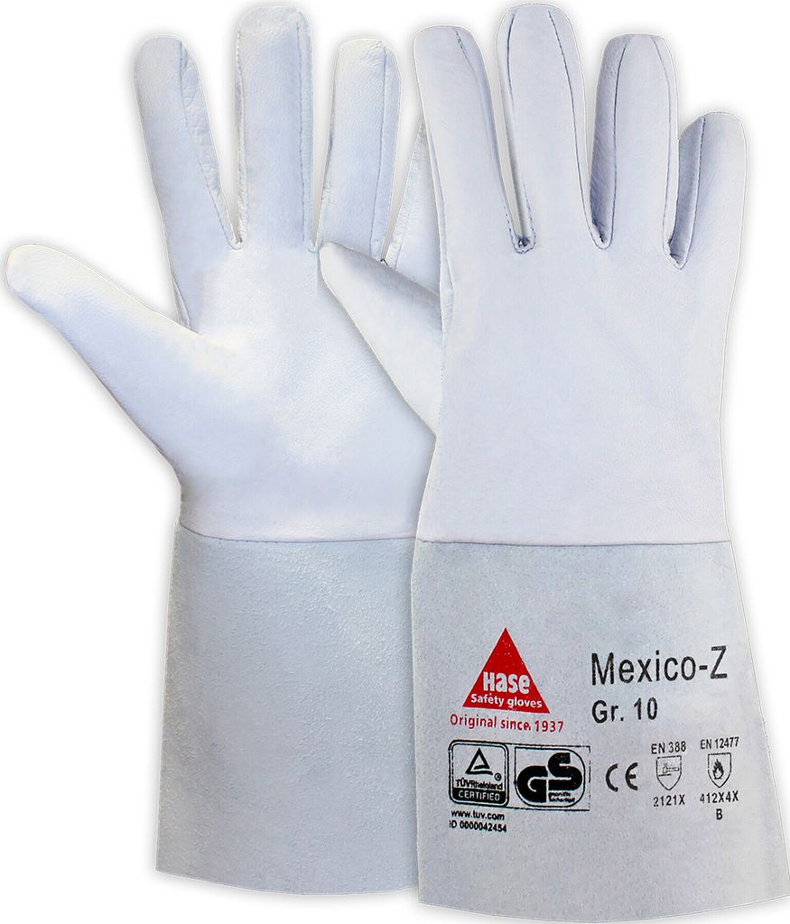 Hase Schweißerhandschuhe Mexico-Z Größe 9, Ziegennappaleder Produktbild 