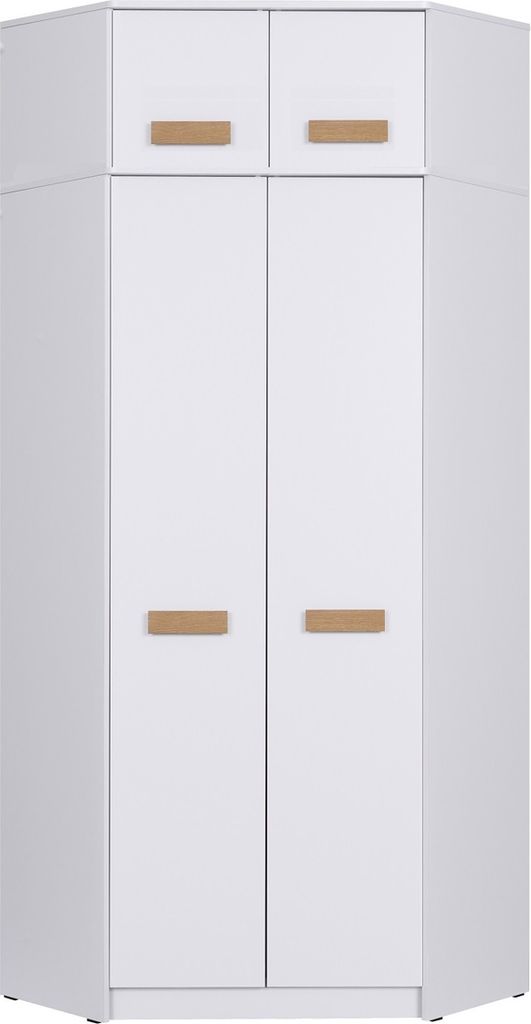 DESIGN MÖBEL Gustavo 08 – Eckkleiderschrank 91x195 cm in Produktbild