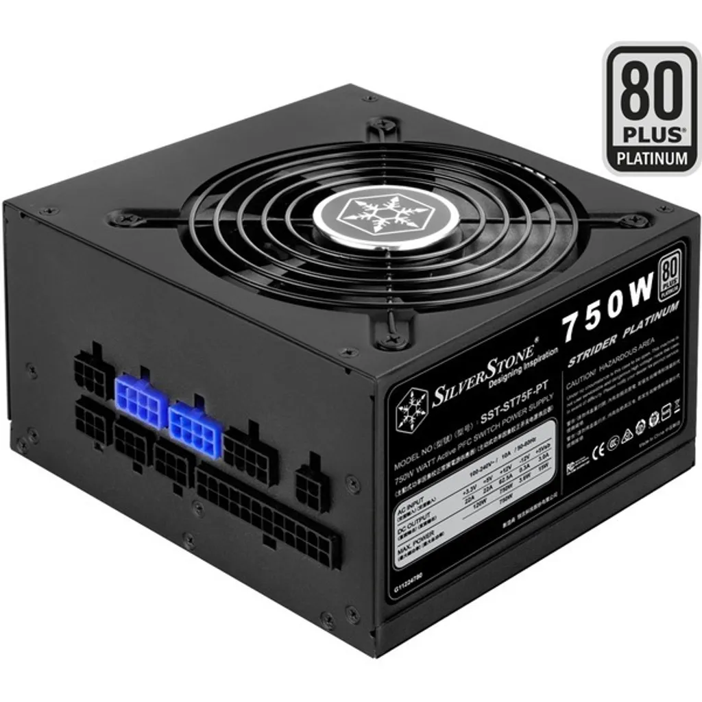 SilverStone Strider Platinum ST75F-PT - Alimentation PC 750W 80+ Platinum