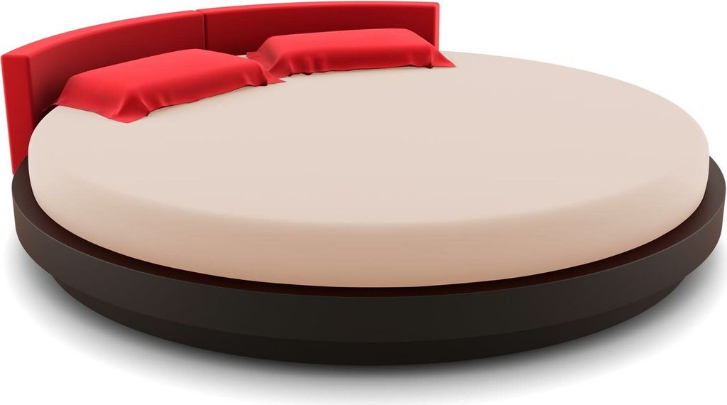 Bettwaren-Shop Rundes Jersey Spannbettlaken Multi-Stretch 200 - 230 cm rund champignon