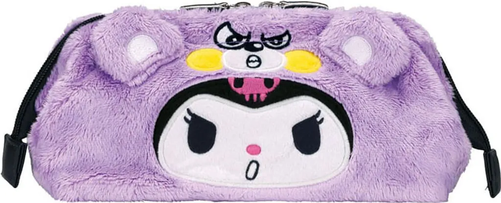 Porte-stylo Kuromi Sanrio Original - Organisateur Kawaii pour Bureau