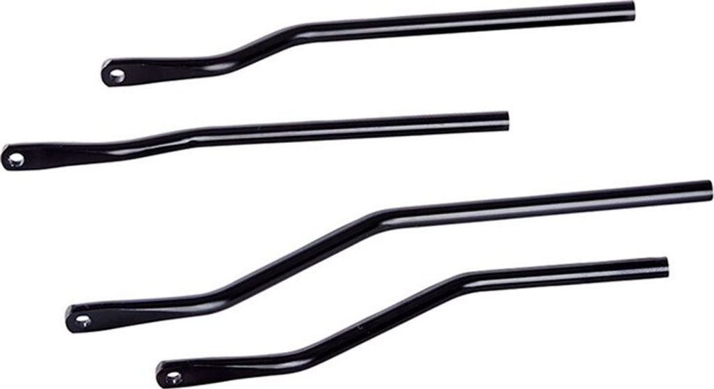 Tubus 220x35 Mm Regalstütze Schwarz  Schwarz One Size Produktbild 