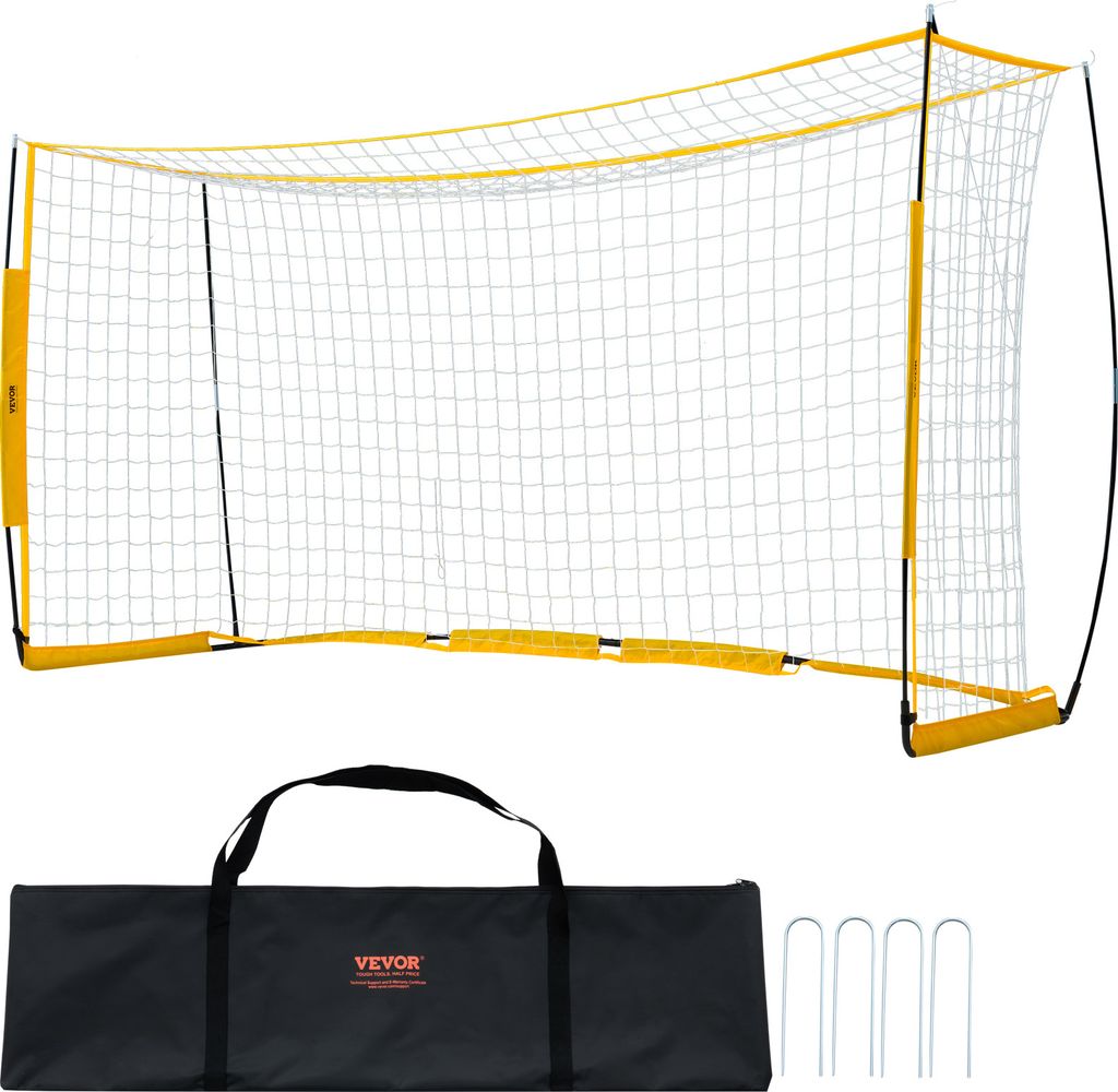 VEVOR Porta da calcio portatile 12 x 6 piedi per il Immagine del prodotto 