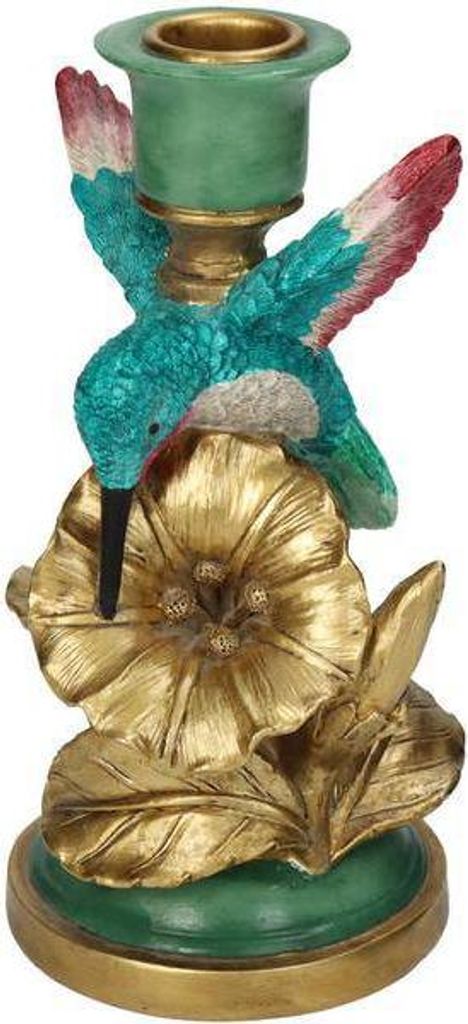 Kerzenständer Kolibri 17cm Kompakter Vogel-Kerzenhalter Verspieltes Design