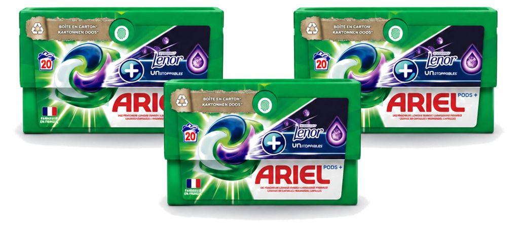 3 x Ariel All-in-1 Pods Touch of Lenor Unstoppables Produktbild 