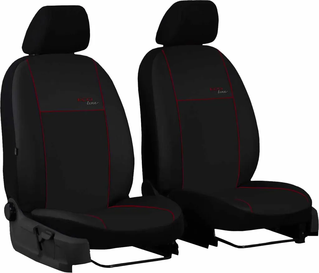 Set Coprisedili Universali Iveco Daily IV 1+1 BUS Rosso - Alta Resistenza - 9