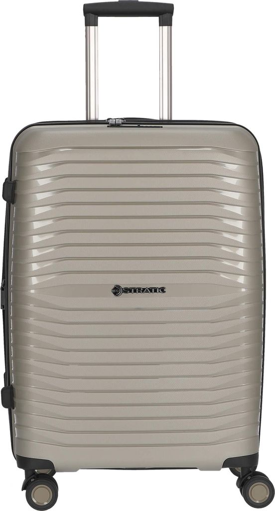 Stratic Bright+ - 4-Rollen-Trolley 66 cm M erw. (champagne) Produktbild 