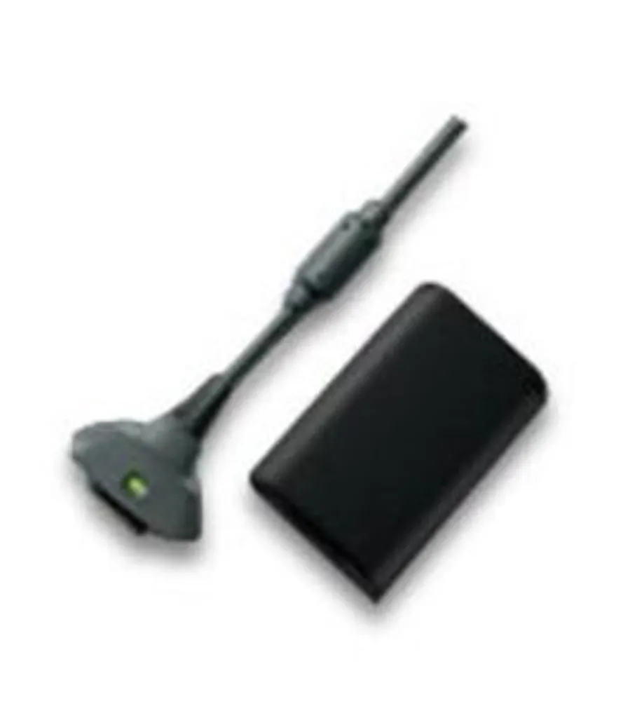 Kit de jeu et de charge Xbox 360 Microsoft avec câble USB et batterie