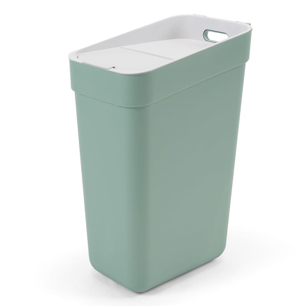 Mülleimer Recycle mit Befestigung an Türe mit Behälter 13 Liter, Weißer  Kunststoff, Kunststoff