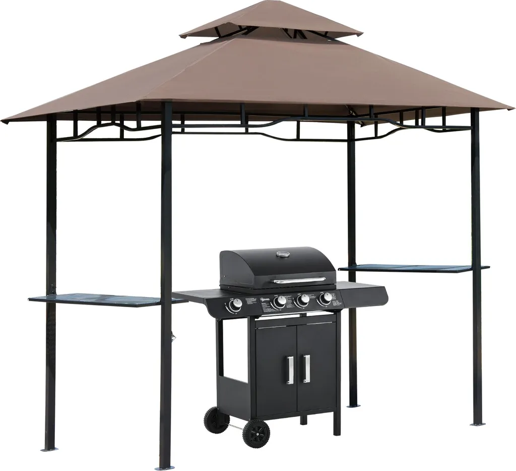 Tonnelle Fortuna Lai 245x148 pour Fêtes Jardin et Activités Plein Air
