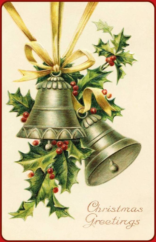 vianmo Holzschild 18x12 cm Weihnachtszweig Glocke Christmas