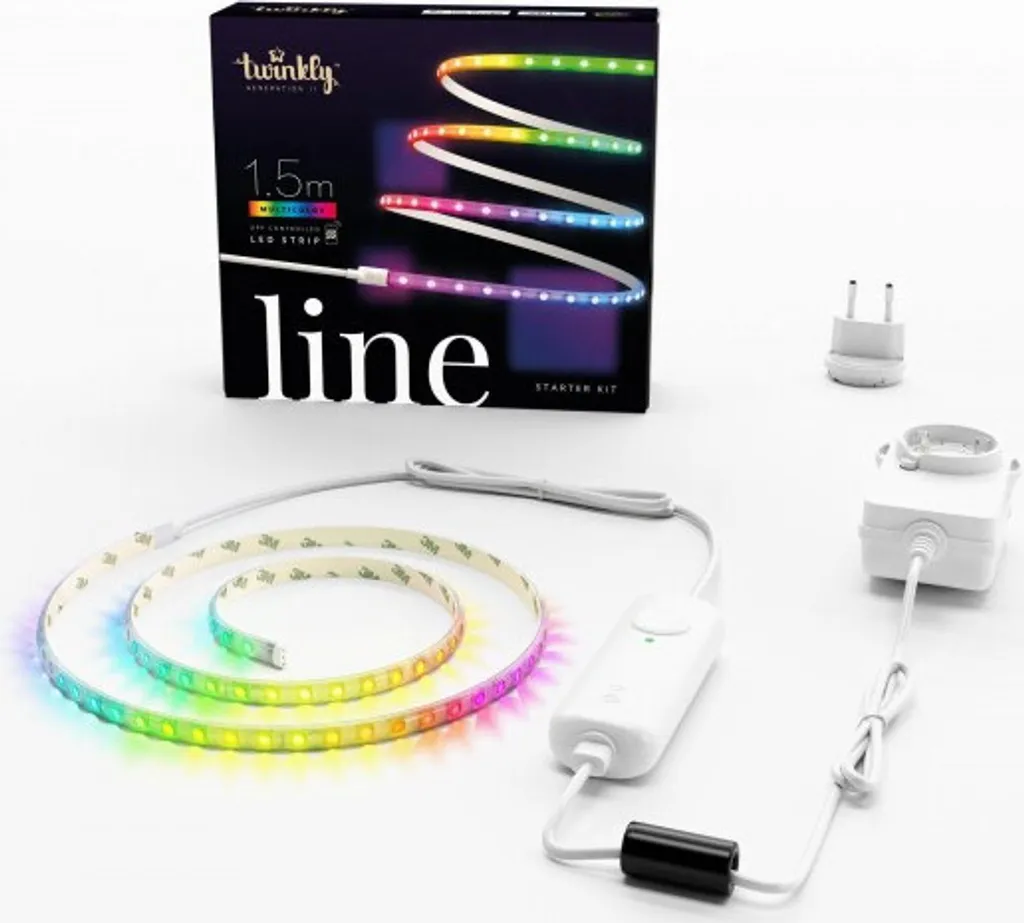 Twinkly TWL100STW-WEU Ruban LED Connecté 100 LED RVB 1,5m WiFi