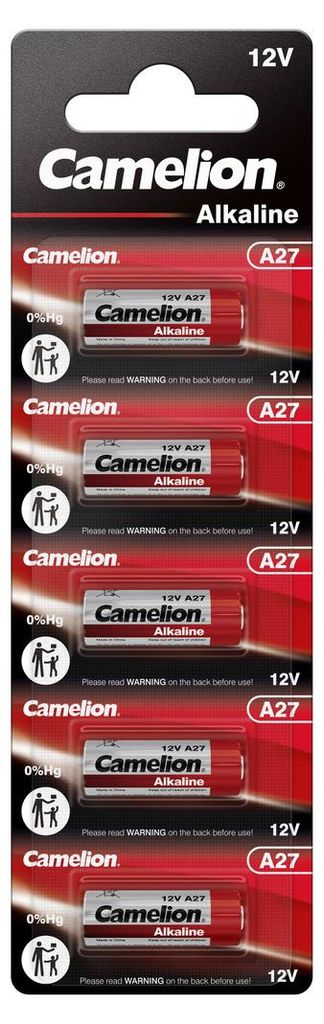 Camelion 27A / LR27 Alkaline Batterie 12V - 5er Packung Produktbild 