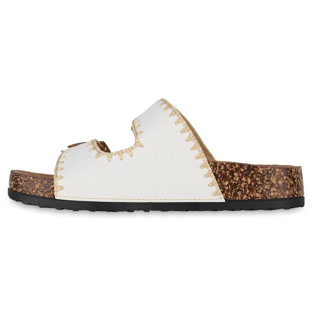 VAN HILL Damen Pantoletten Mit Profilsohle – Bequeme Sandalen Für Sommer & Alltag