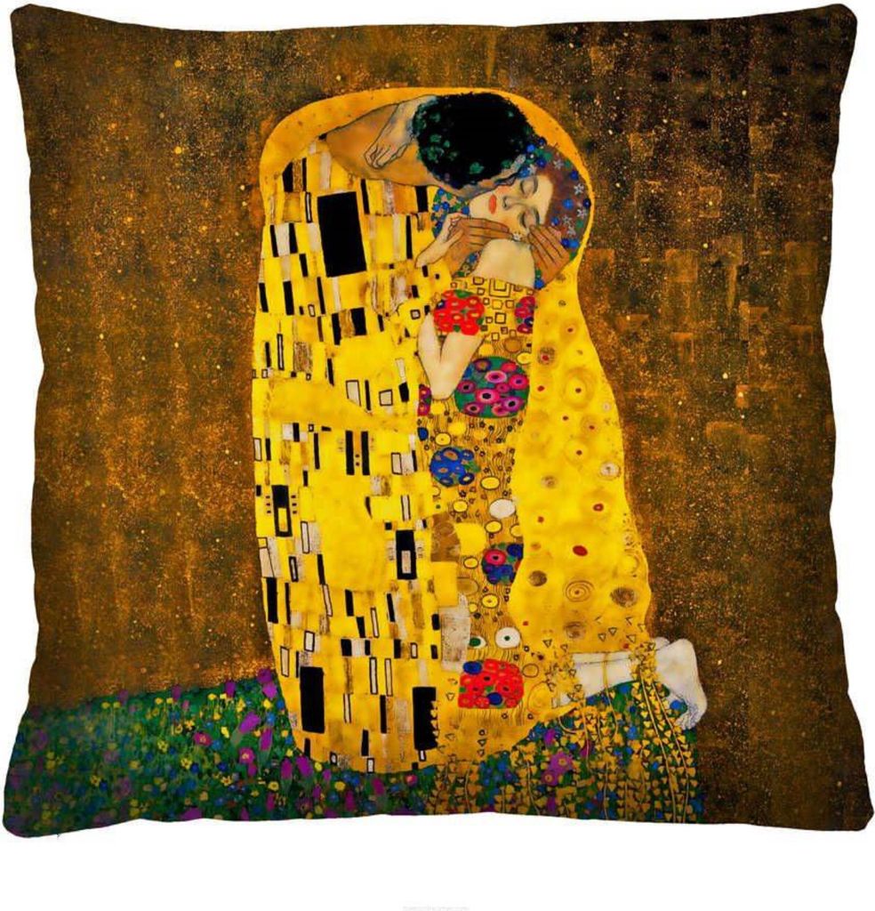 ARCO DESIGN Dekokissen "Kiss" Farbig Stoffbezug 50 x 50 cm Produktbild 