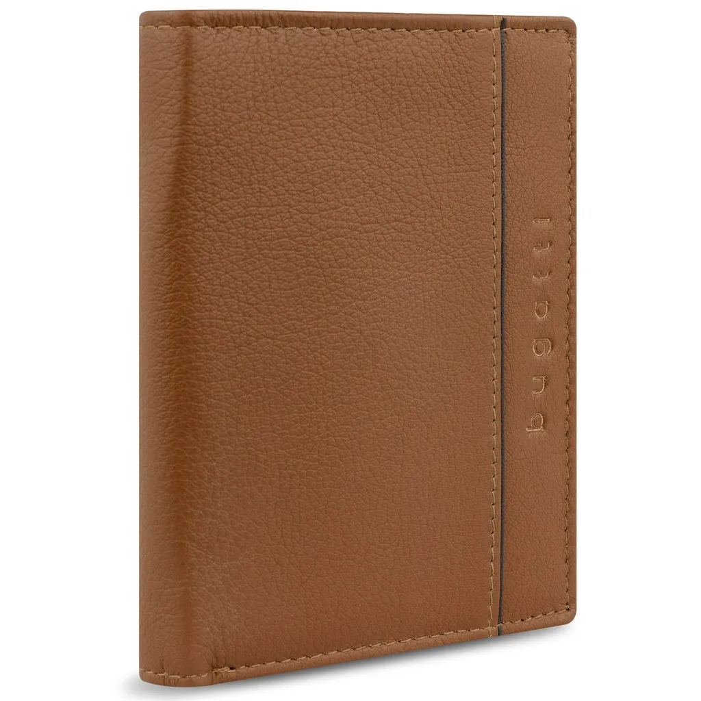 Porte-monnaie Banda Bugatti 021456 Cuir Cognac au Design Minimaliste - 2