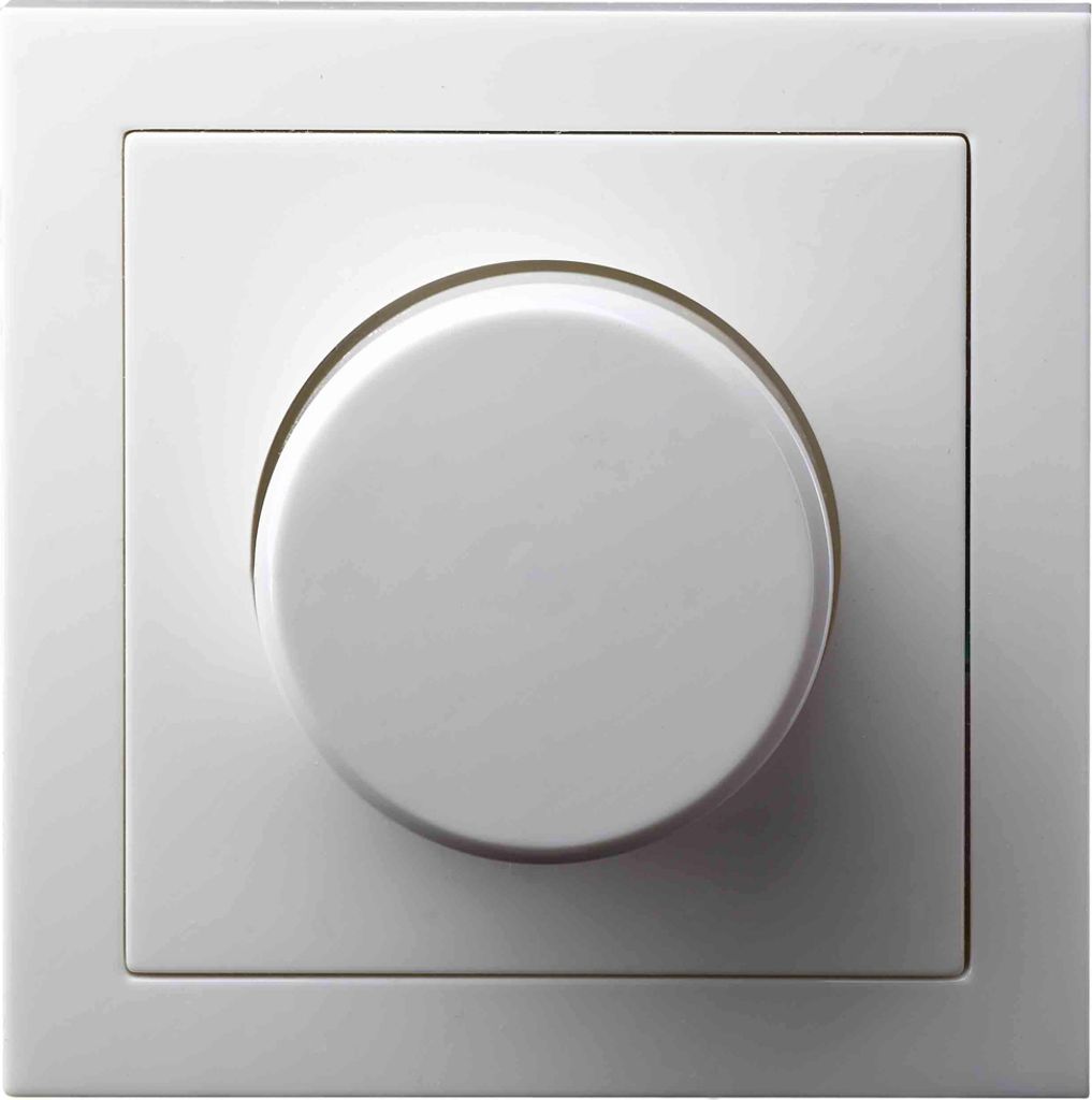 Helligkeitsreglerset inkl. Rahmen, Cremeweiß, 20 - 300 W, GAO