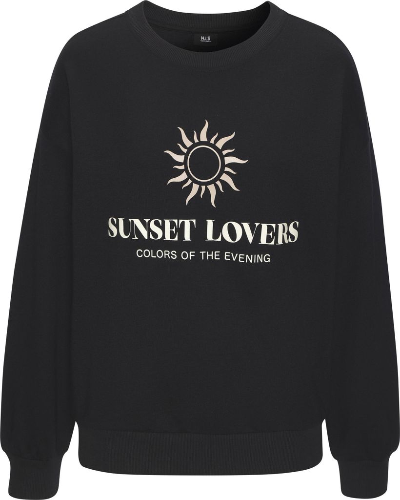 H.I.S. Sweatshirt schwarz Größe 44/46