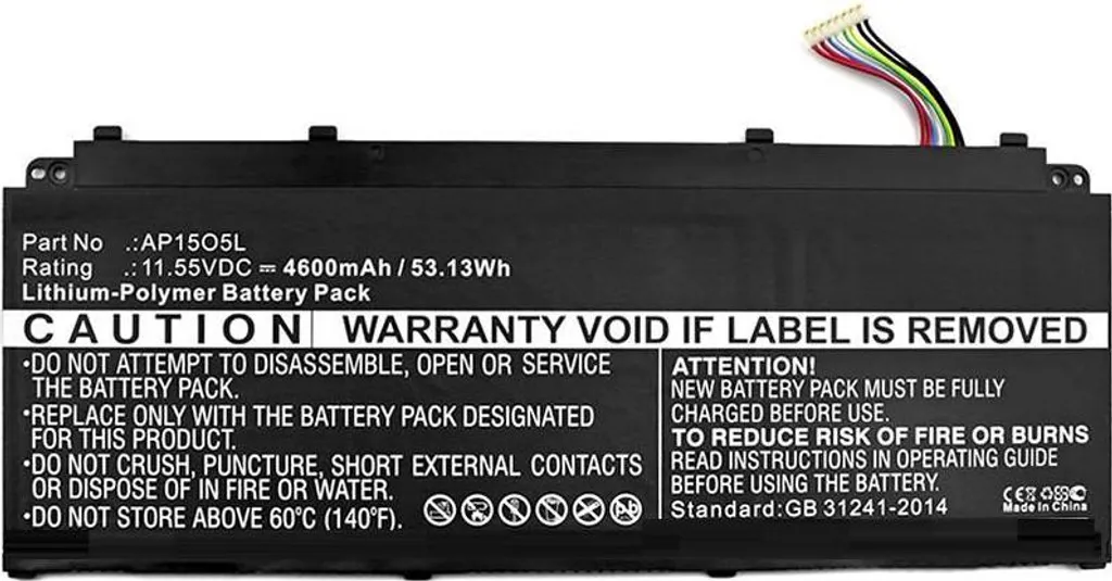 Batterie de remplacement Notebook MBXAC-BA0096 - Capacité de 4400mAh