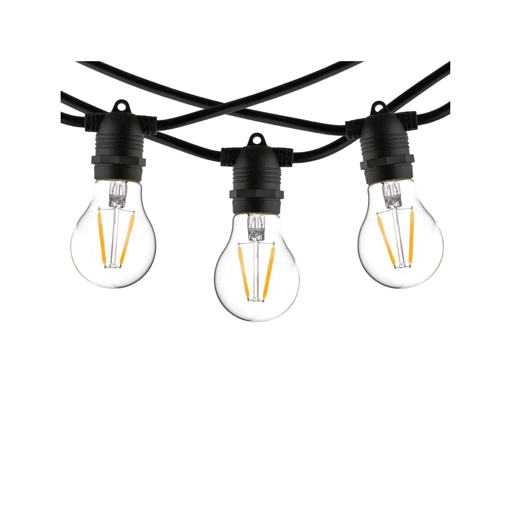 Guirlande LED extérieure câble caoutchouc noir Nowodvorski 7872 IP44