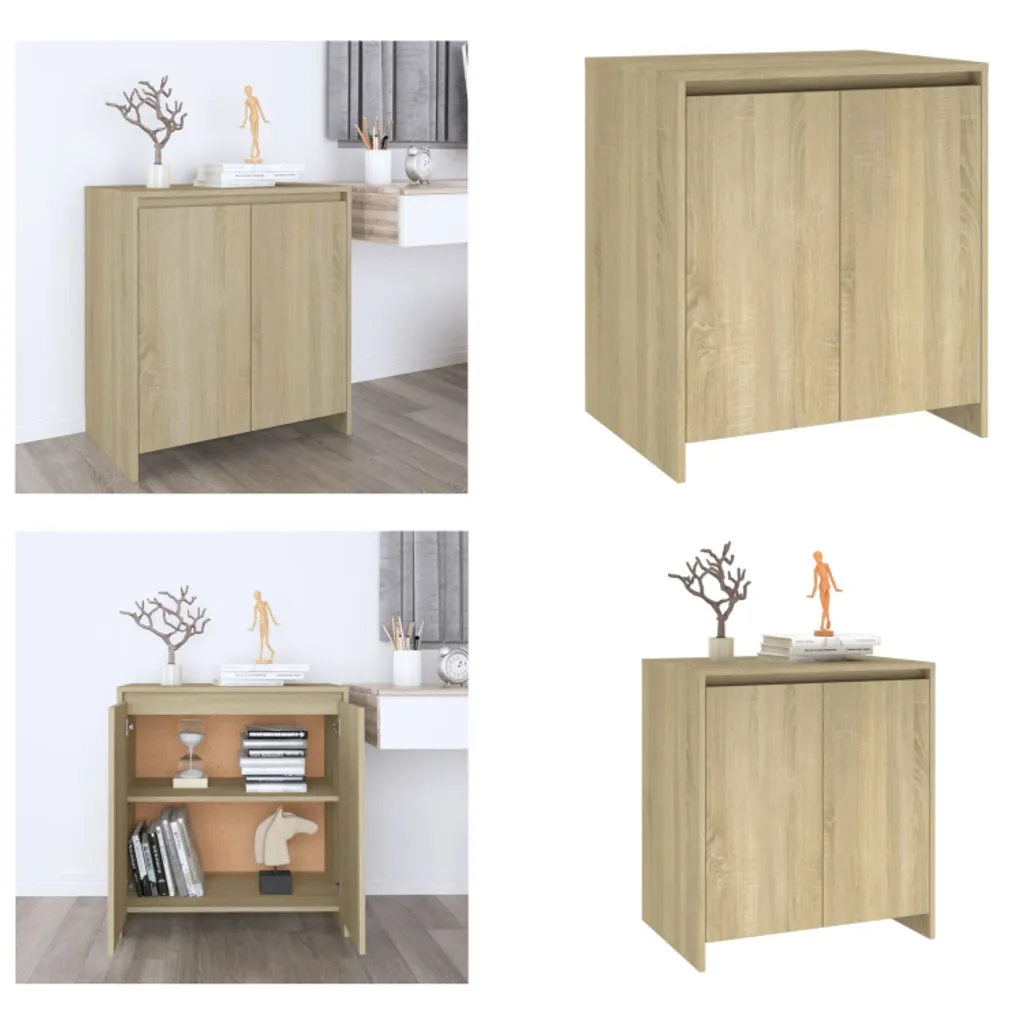 Mobile Credenza Legno Rovere Sonoma 70cm - Armadio Cucina e Soggiorno