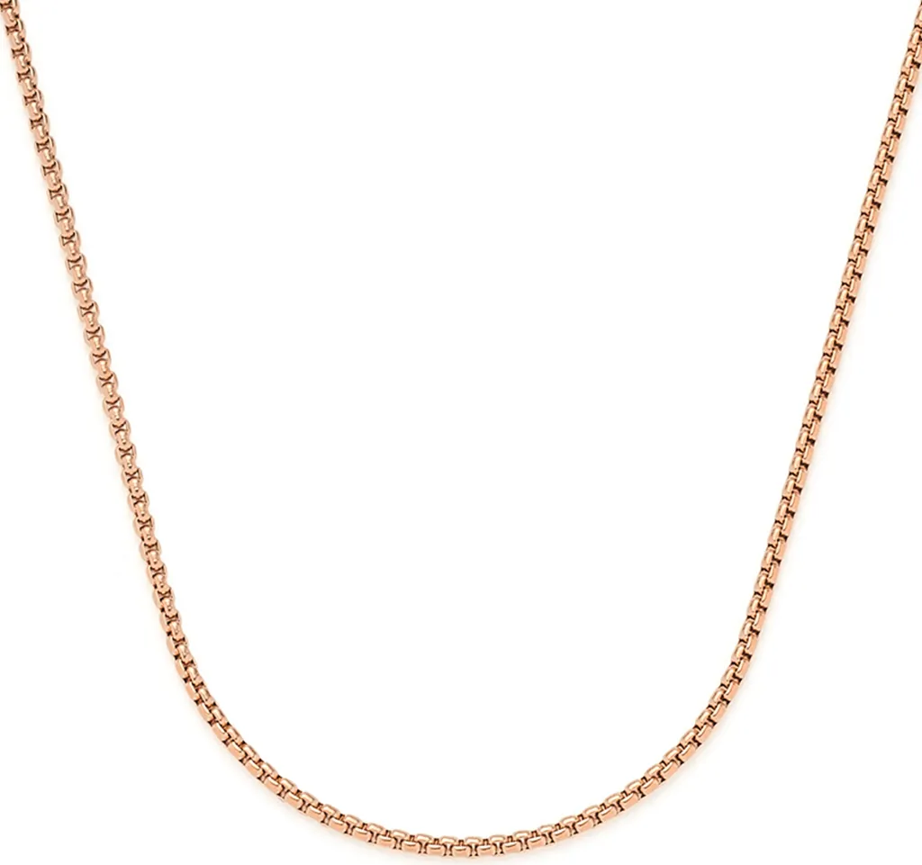Sautoir Leonardo or rose long 90 cm : le collier féminin indispensable