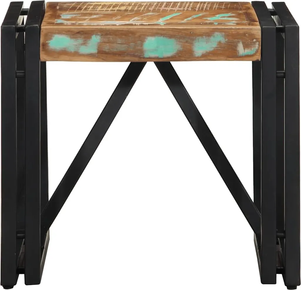 Coffee Table SYFAX Eco-Friendly Legno Massello Recupero 40cm