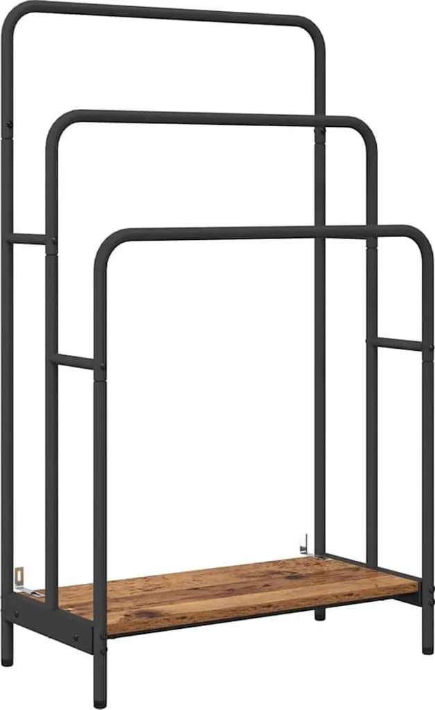 Appendiabiti Eco vidaXL in Legno di Recupero - Arredo Sostenibile 60cm