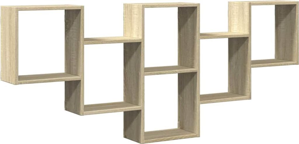 vidaXL Nástenná polica Sonoma dub 159x18x66 cm materiál na Obrázok produktu 