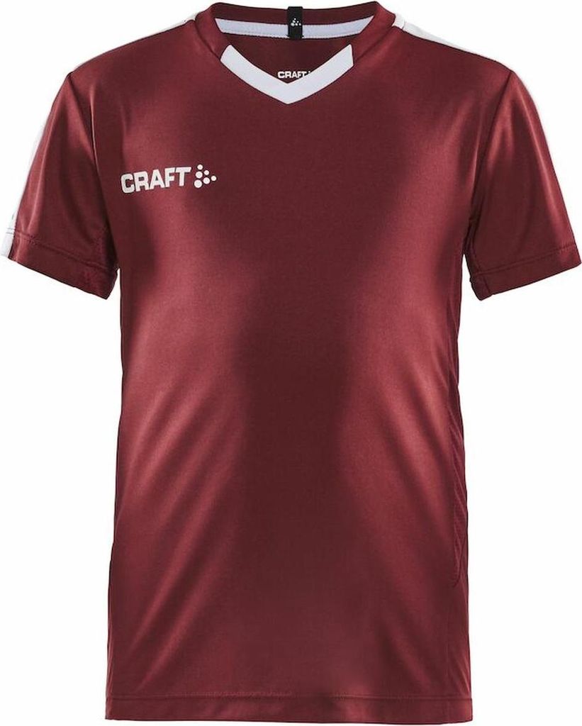 CRAFT Progress Jersey Contrast JR Maroon 146/152