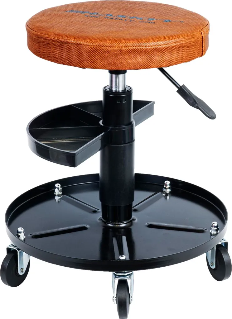 Tabouret de Travail à Roulettes Marron HASKYY : Adieu la Fatigue