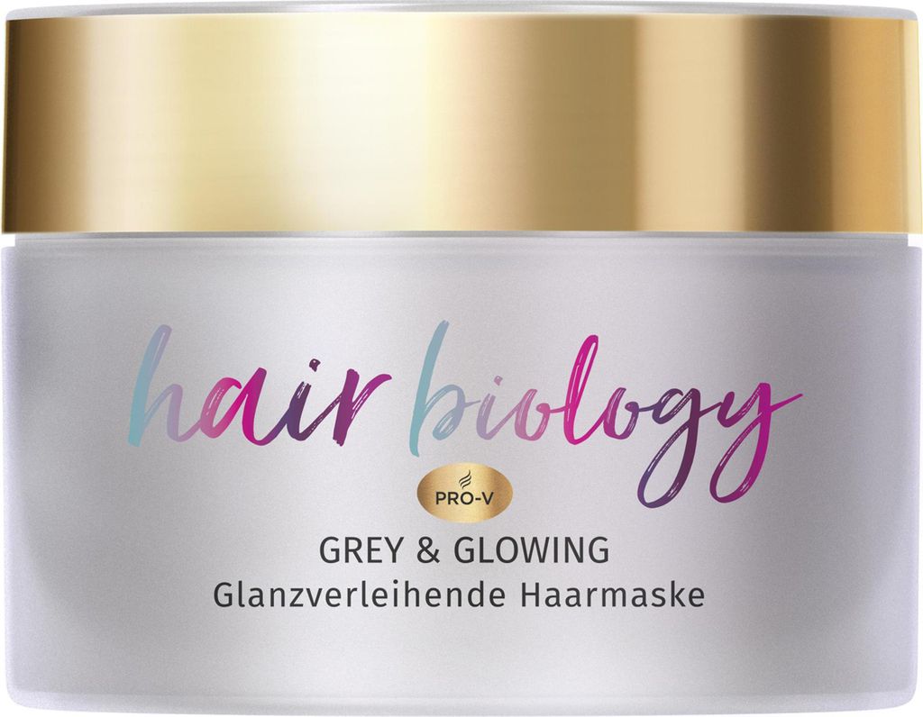 Hair Biology Grey & Glowing Haarmaske 160ml mit Jojoba Öl Produktbild 