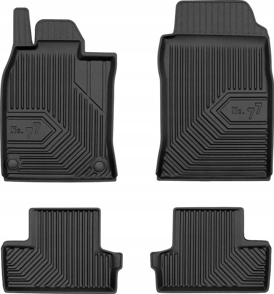 Vasca Baule Mini One R50 R53 2001-2006 | Gomma 3D No. 77 Su Misura