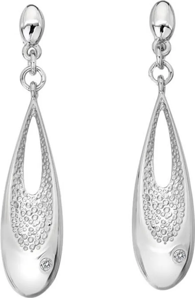 Boucles d'oreilles goutte Quest DE648 en diamants bruts naturels
