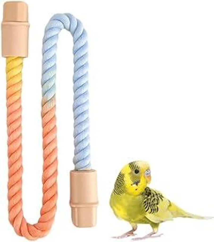 Posatoio Colorato per Pappagalli e Uccellini | Supporto Sicuro per Gabbia