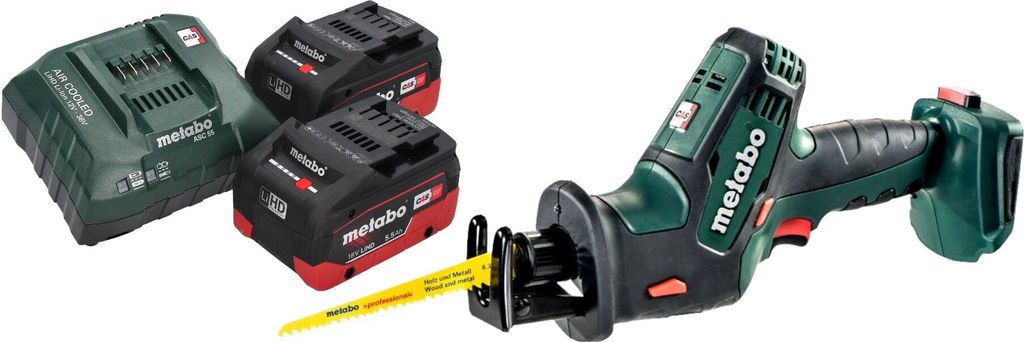 Metabo SSE 18 LTX Compact Cordless Reciprocating Saw Obrázek produktu 