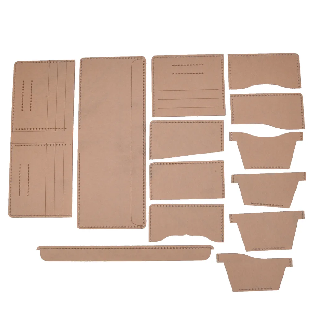 Gabarit en Cuir Acrylique Durable - Modèle de Découpe Rigide de 2mm