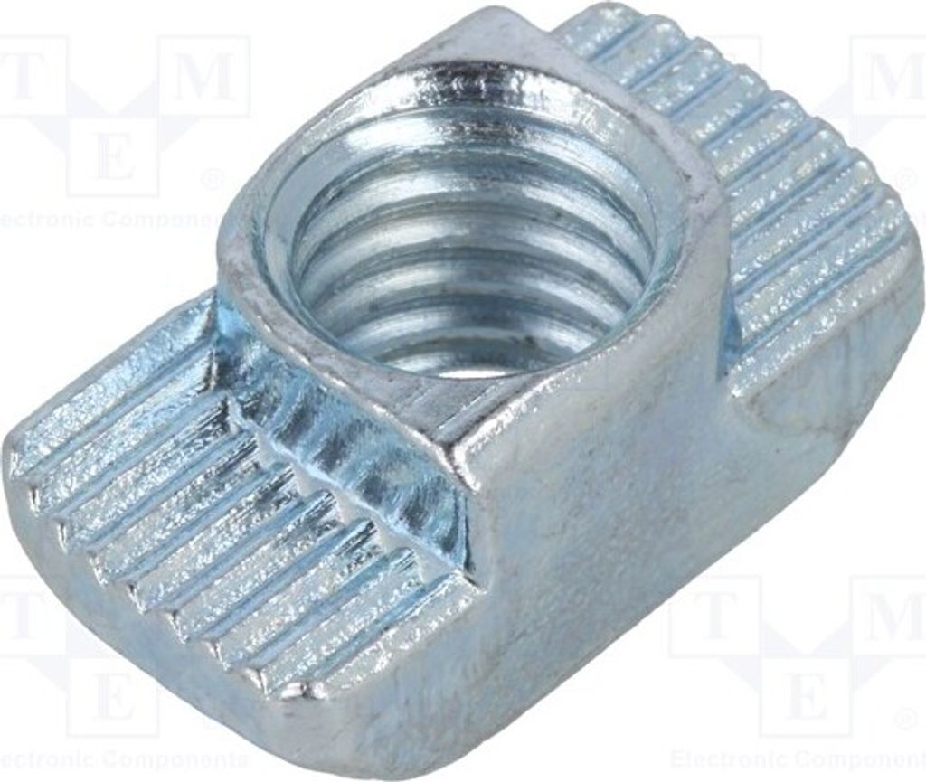 1x für Profile Nutbreite: 10mm Zink Gewinde: M8 GN 505-10-M8-OB Profil-Zubehör