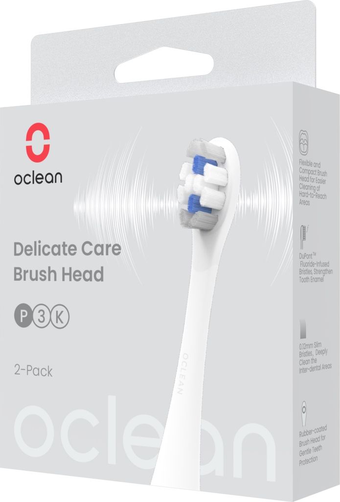 Oclean P3K4-XPD SET, 2 Stück(e), Weiß, Extra weich, Oclean, Produktbild 