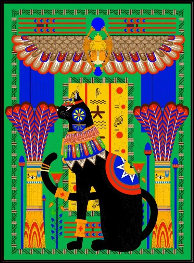 Grand Puzzle Adulte 2000 pièces Chat Égyptien - Loisir Créatif Grafika